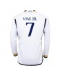 Real Madrid Vinicius Junior #7 Domácí Dres 2023-24 Dlouhý Rukáv